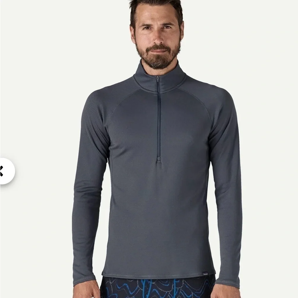 Patagonia Men's Dark Gray Swim Rash Guard